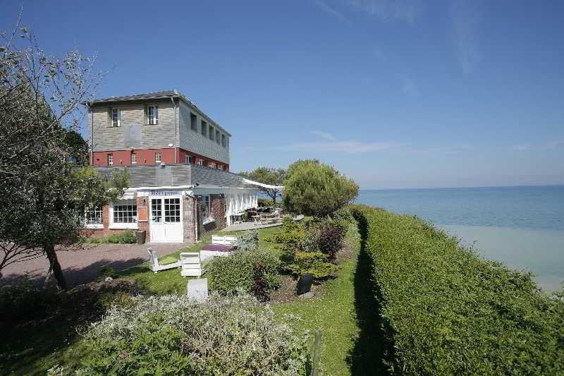 The Originals Hotel Le Cise Restaurant Chambres Et Suites Ault Exterior foto