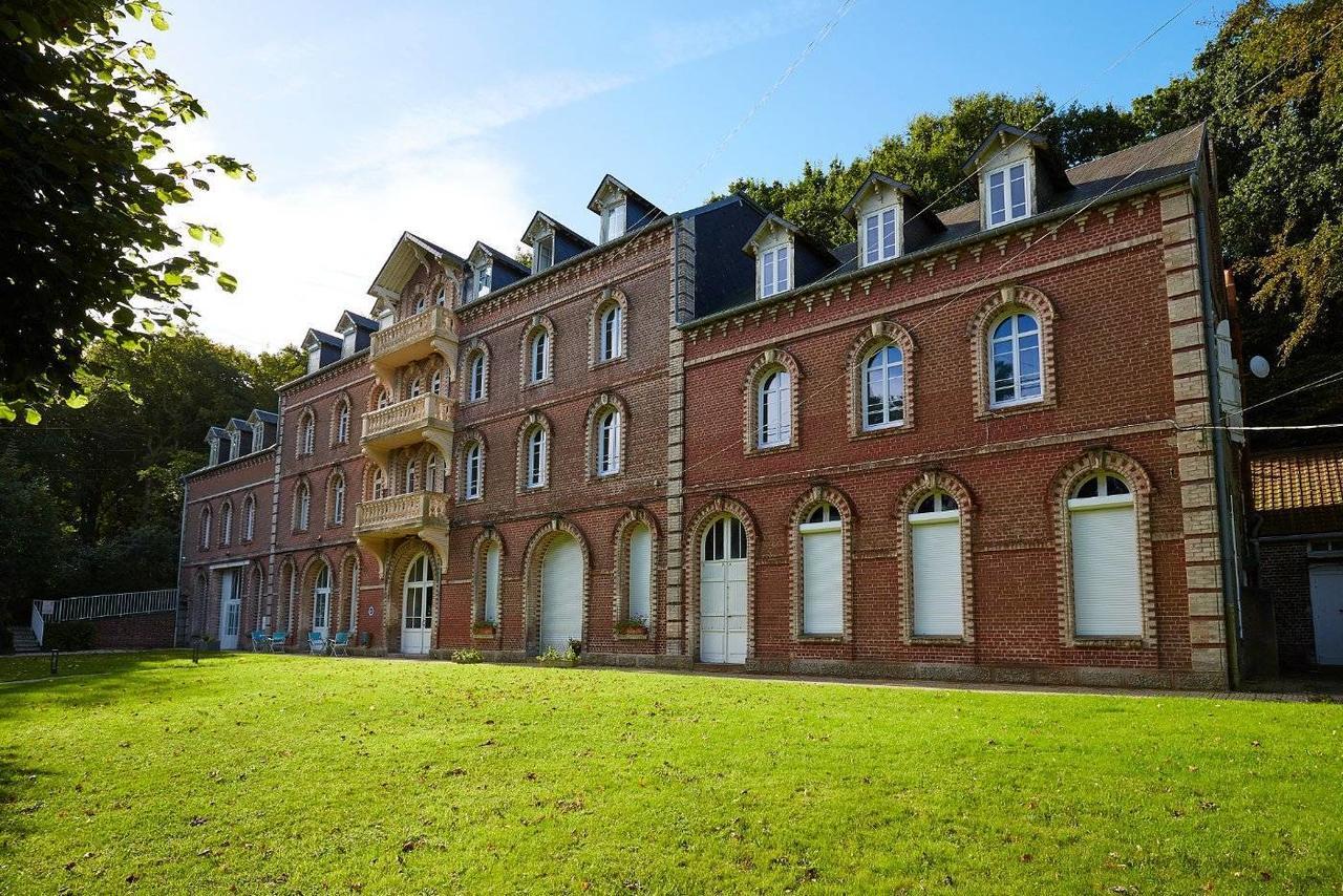 The Originals Hotel Le Cise Restaurant Chambres Et Suites Ault Exterior foto